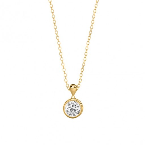Classic orb pendant vvs White 14k