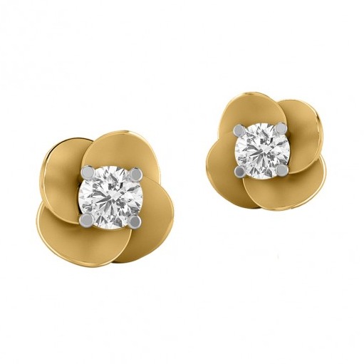 Happy waves stud earrings