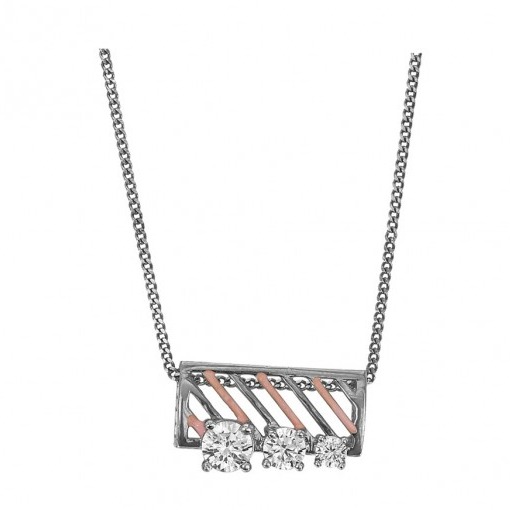 The tinted belle multi-look pendant si white 14k
