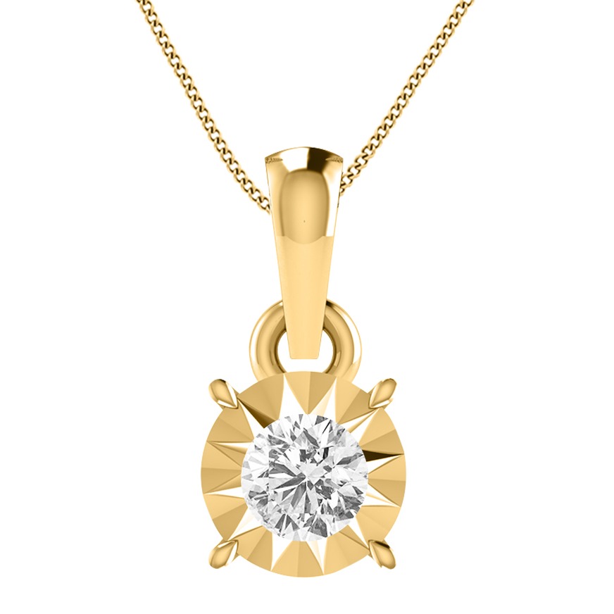 Magic diamond pendant