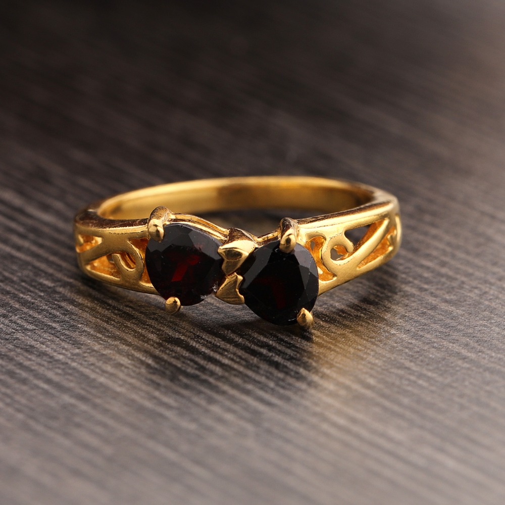 Garnet Gemstone 925 Sterling Silver Ring - Image 2