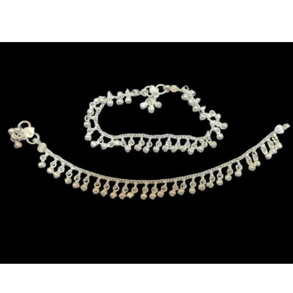 925 silver chumchum payal for baby