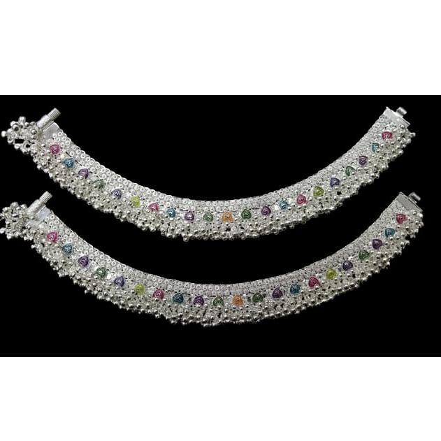 925 silver fancy bridal payal