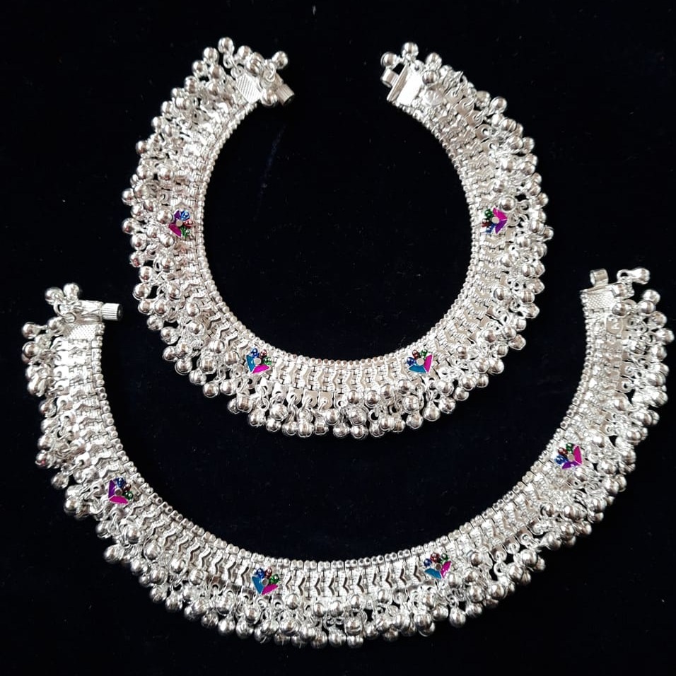 925 silver ghungroo payal