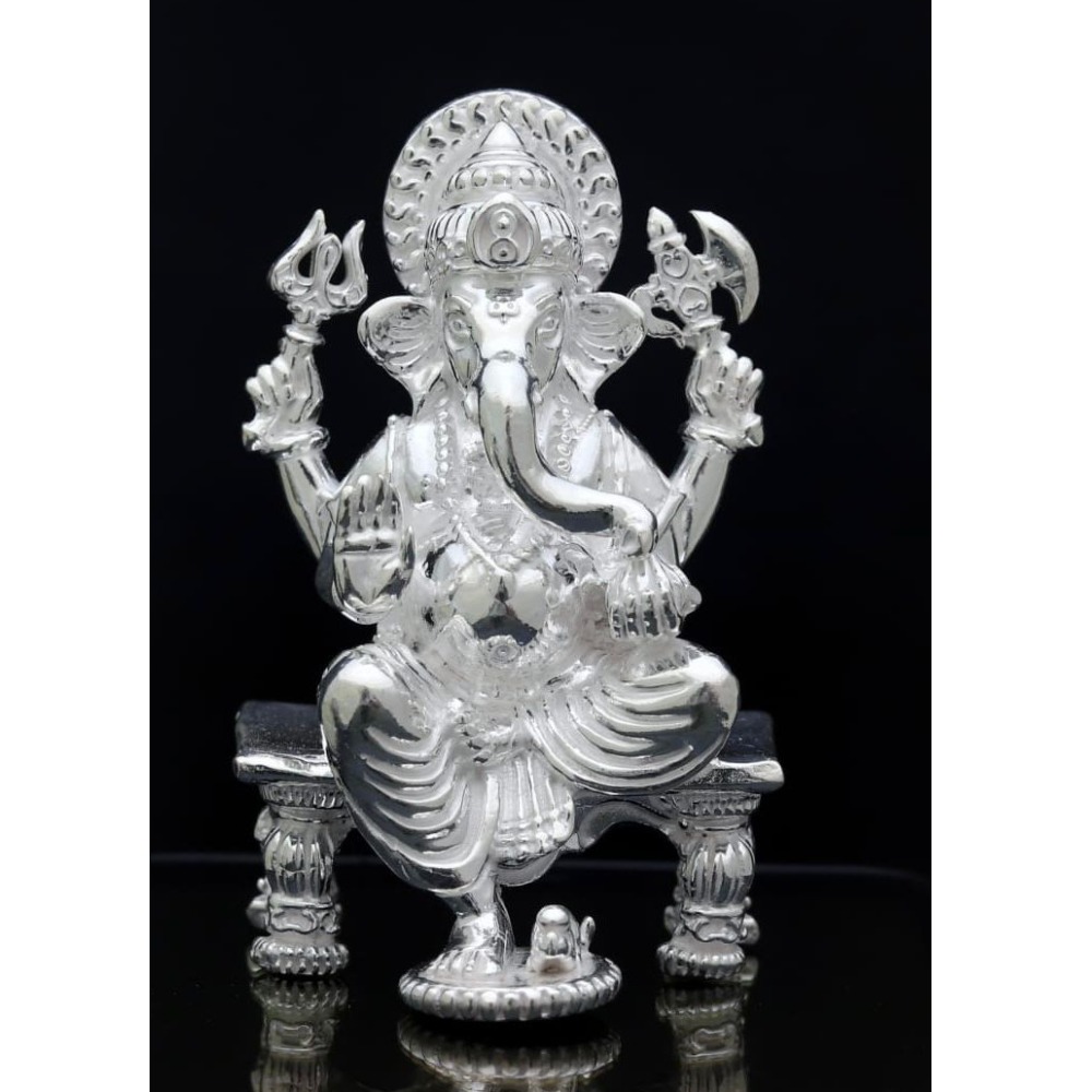 925 silver ganpati moorti