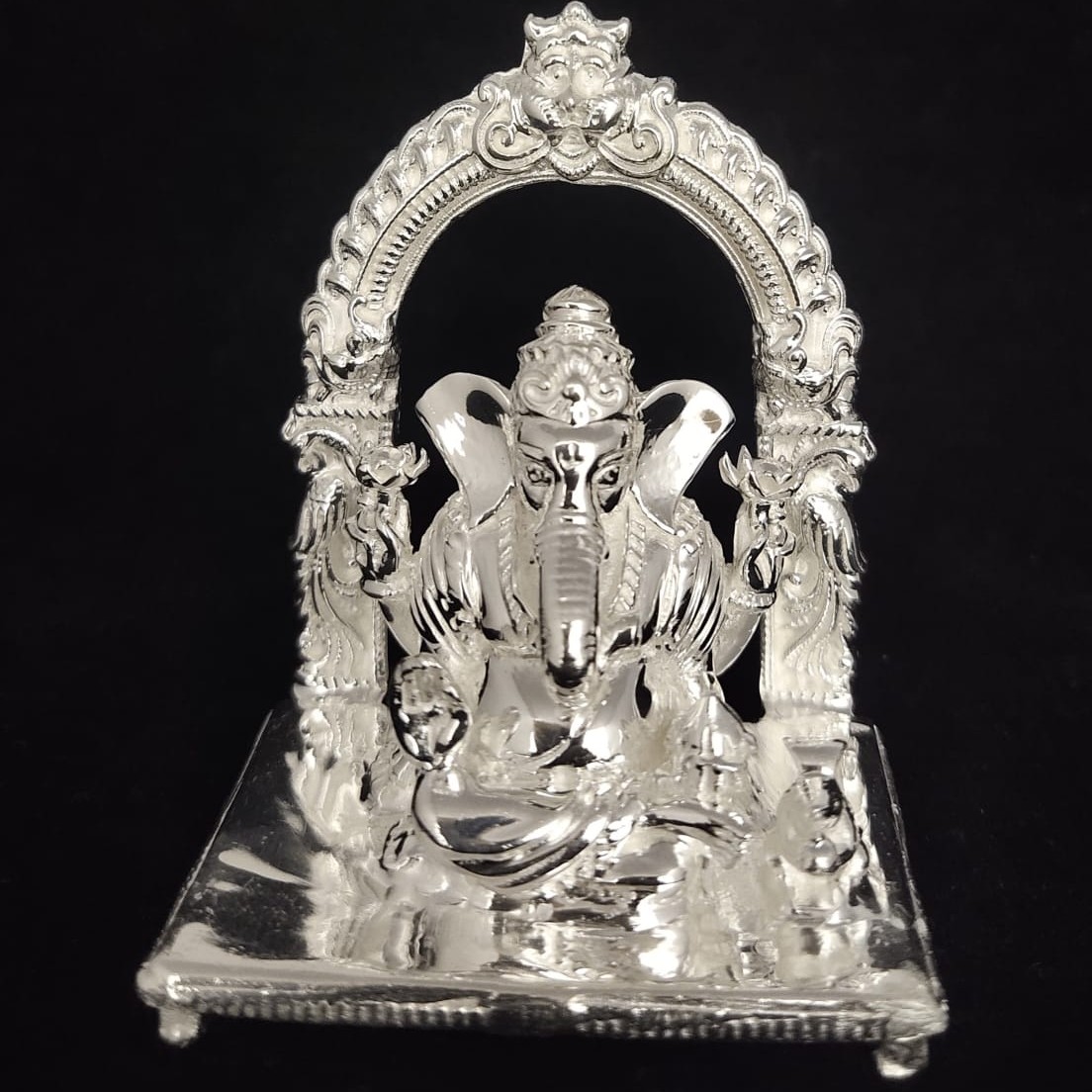 925 Silver Ganpati Moorti