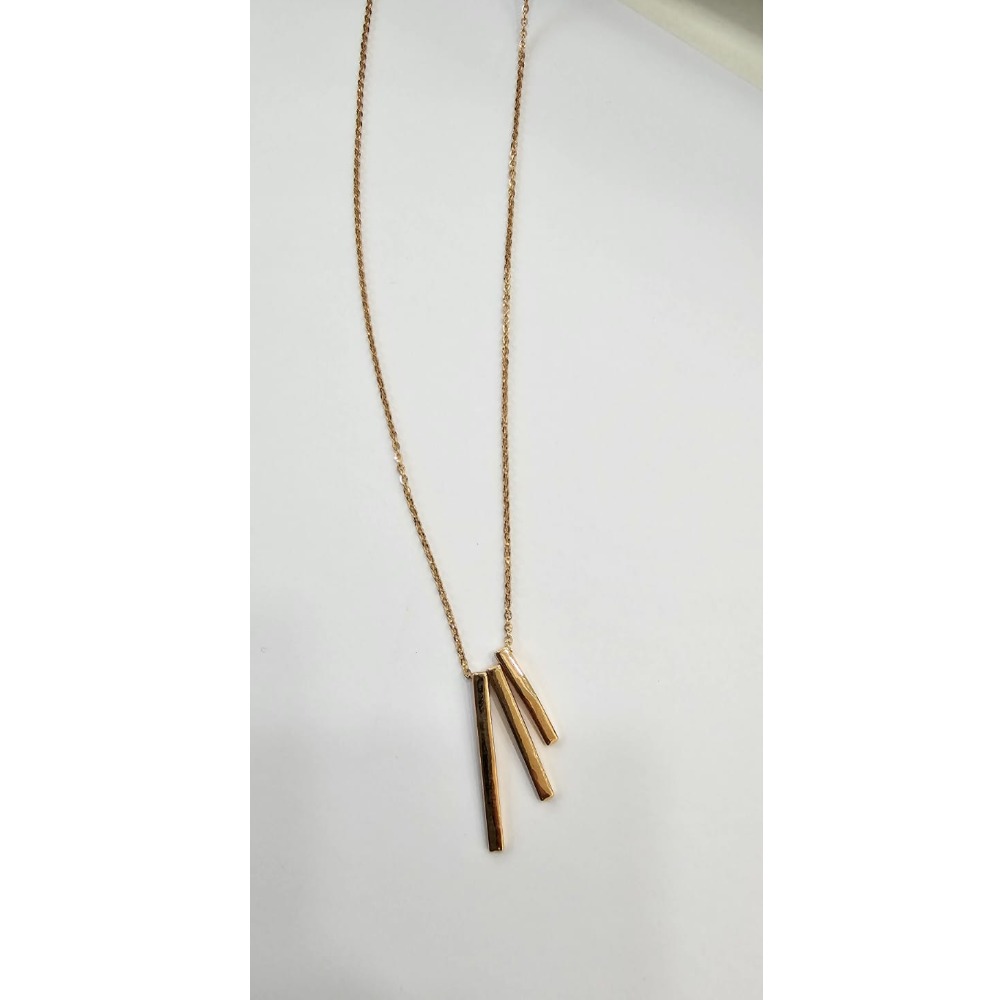 18K Rose Gold Trending Pendant Chain