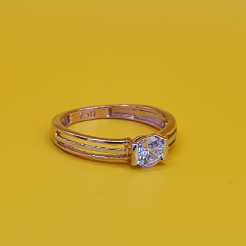 18KT HALLMARK GOLD RING