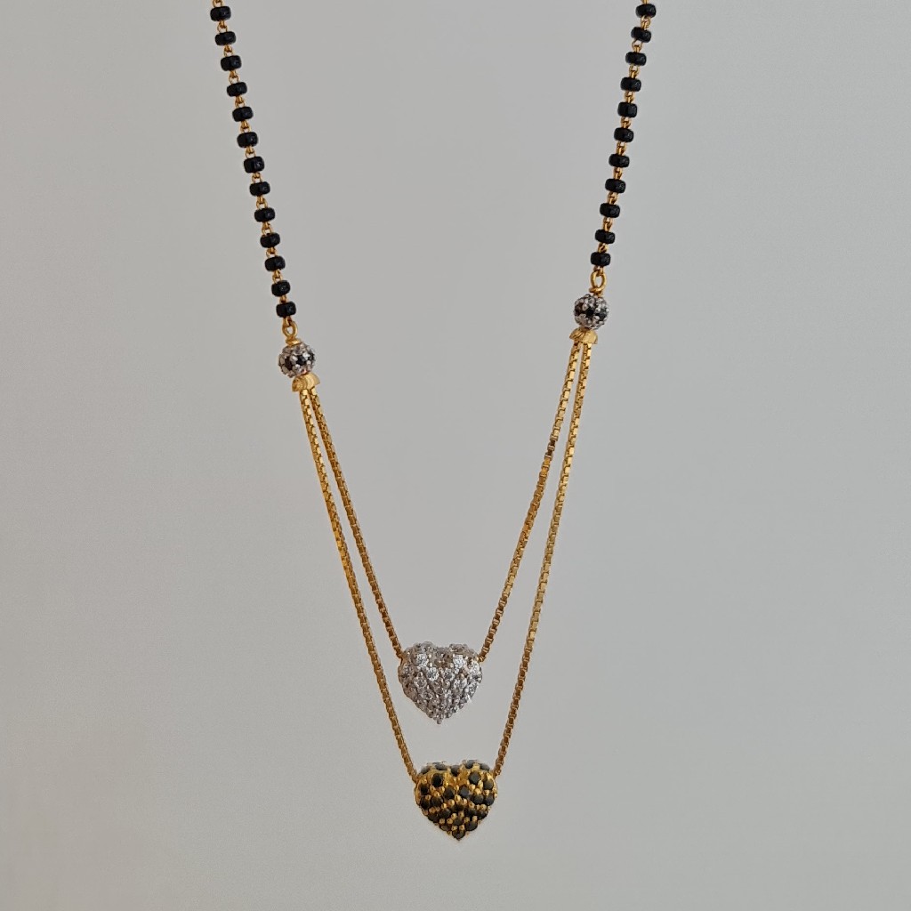 916 HALLMARK GOLD HEART MANGALSUTRA