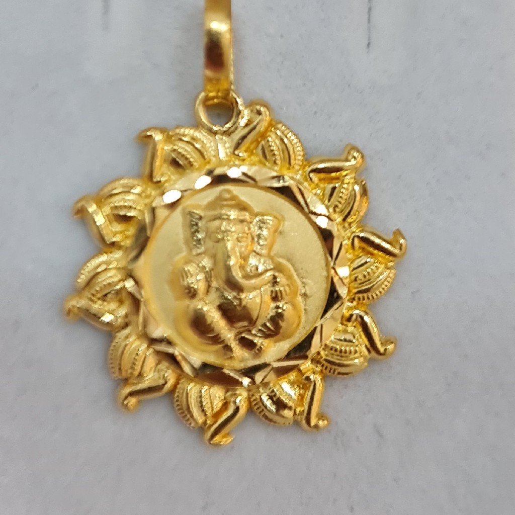 916 HAllMARK GOLD GANESHJI PENDENT