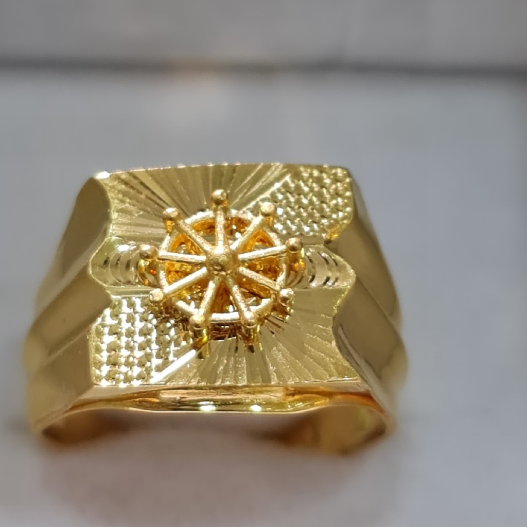 916 hallmark gold ring