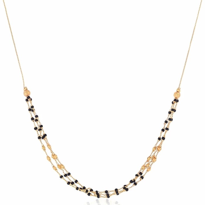 916 hallmark gold mangalsutra