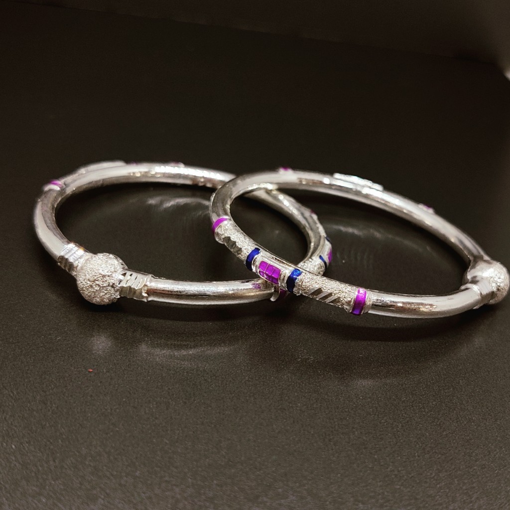 925 Sterling Silver ladies Fancy Bangles - Image 3