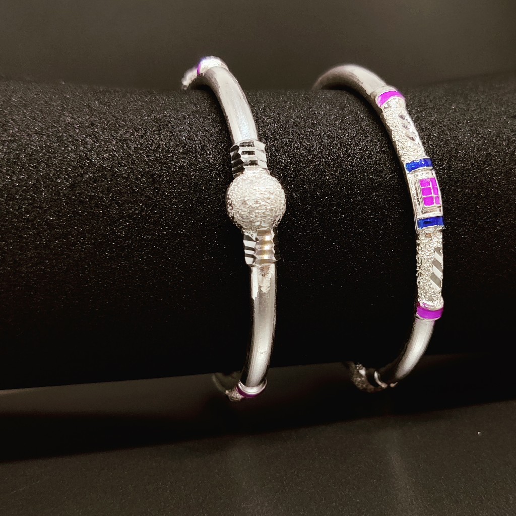 925 Sterling Silver ladies Fancy Bangles - Image 2