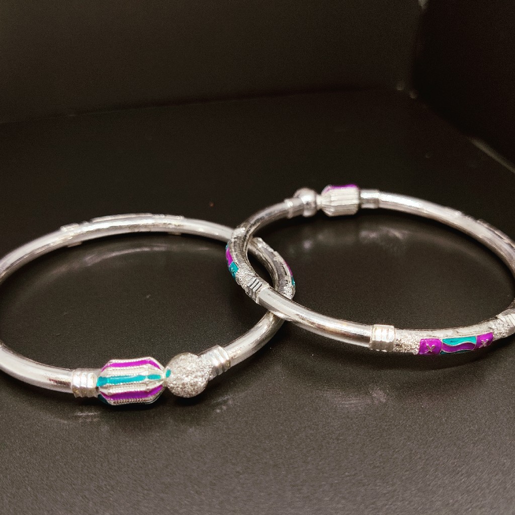 925 Sterling Silver ladies Fancy Bangles - Image 3