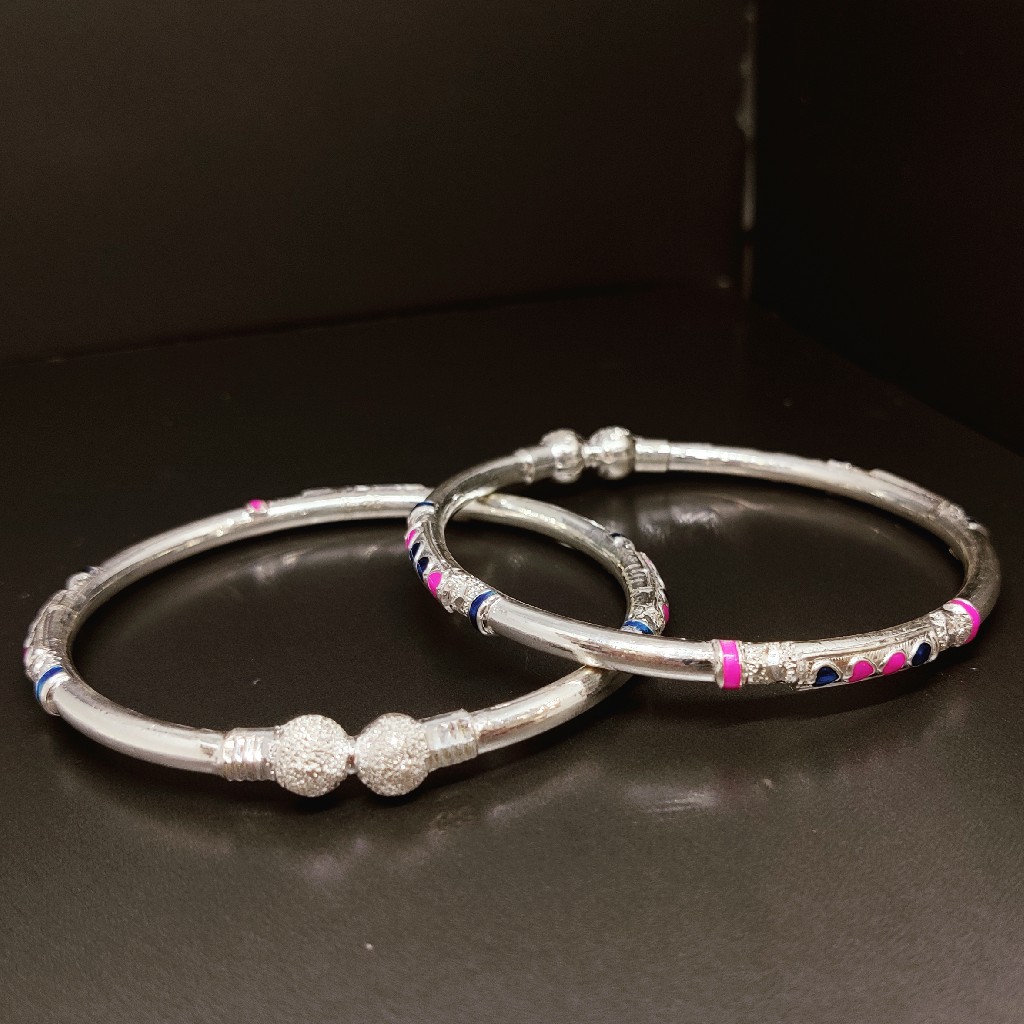 925 Sterling Silver ladies Fancy Bangles - Image 3