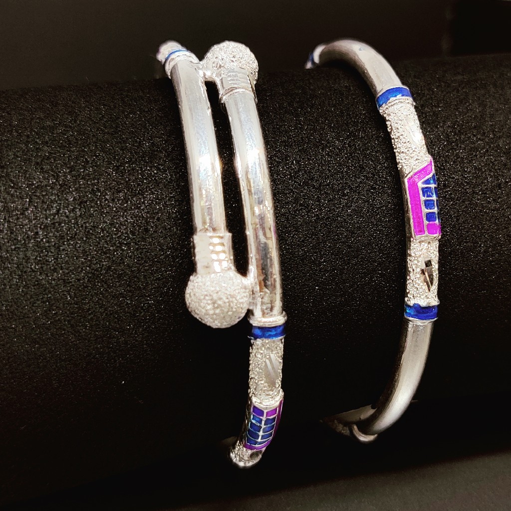 925 Sterling Silver ladies Fancy Bangles - Image 2