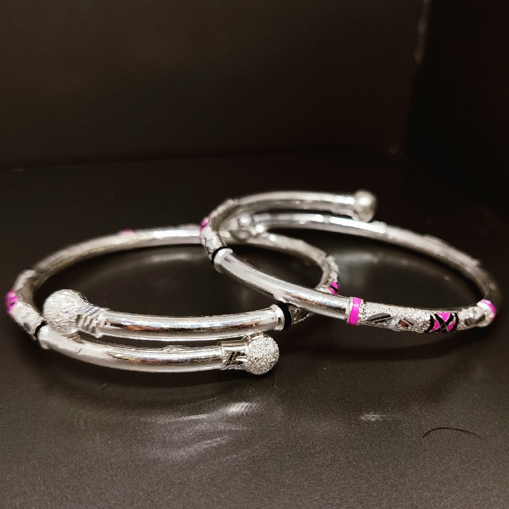 925 Sterling Silver ladies Fancy Bangles - Image 3