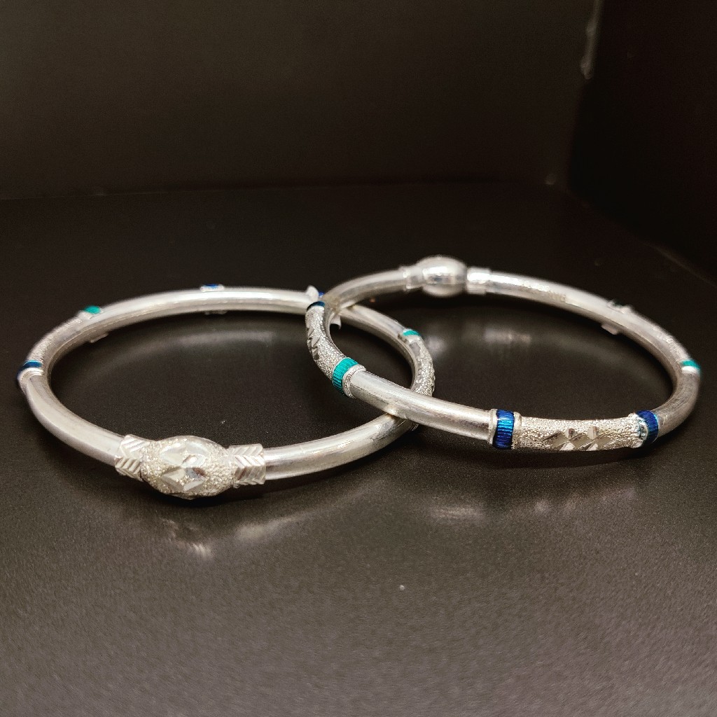 925 Sterling Silver ladies Fancy Bangles - Image 3