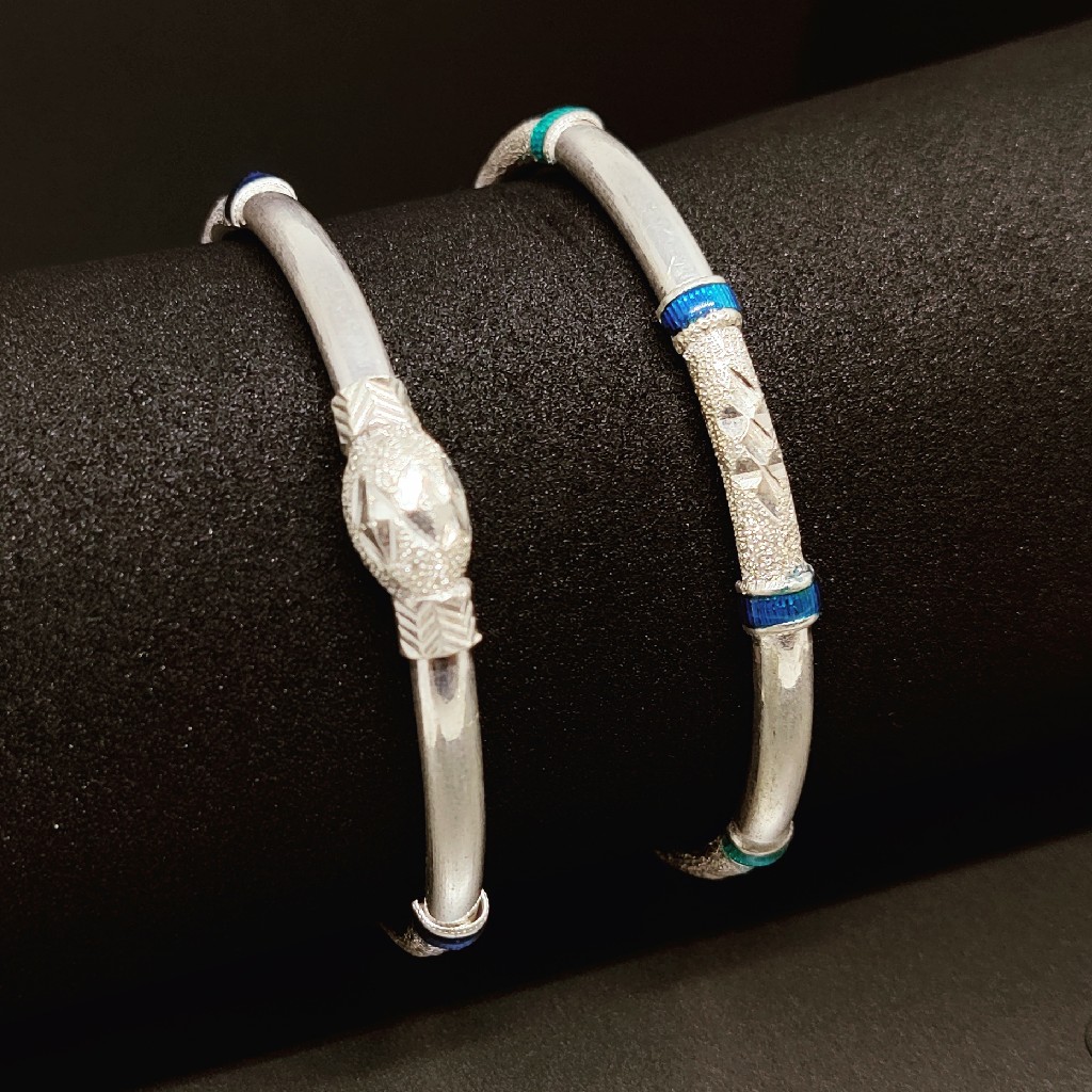 925 Sterling Silver ladies Fancy Bangles - Image 2