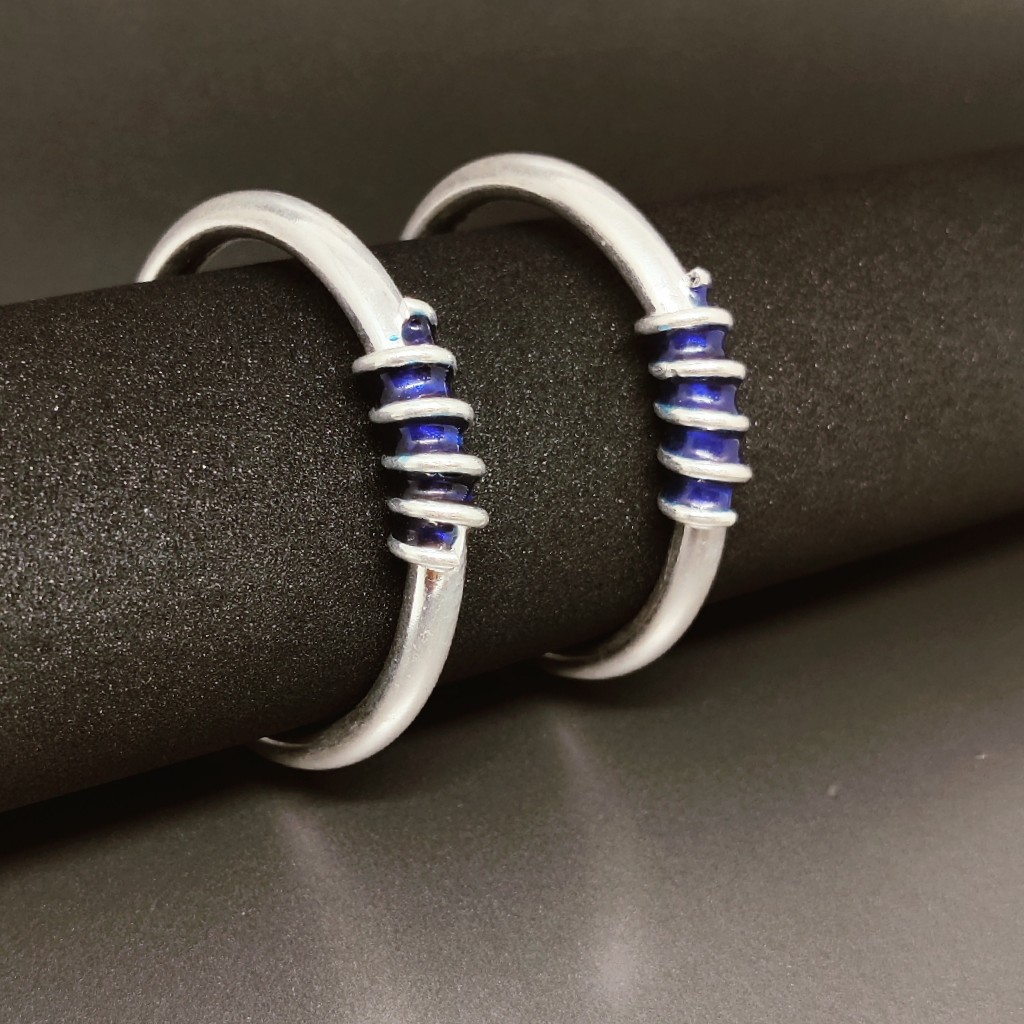 Silver fancy Kids Kada ( Kadli)