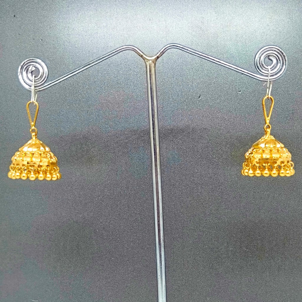 22 KT 916 Hallmark 1 layer women jhumar