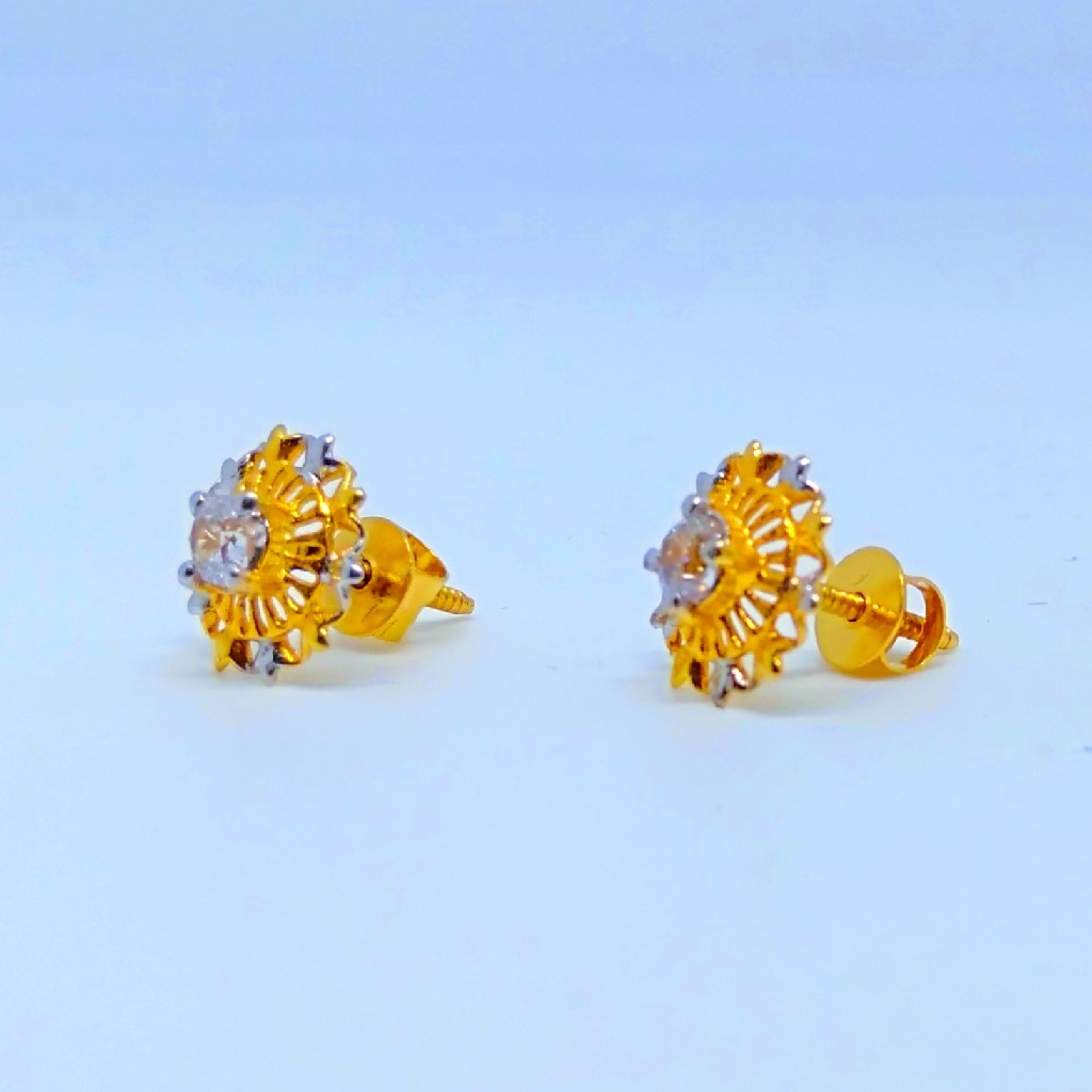 18 KT Hallmark fancy round Tops - Image 3
