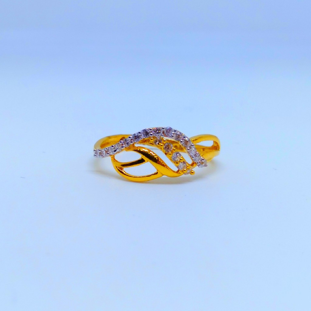 22 KT 916 Hallmark fancy Ladies diamond ring