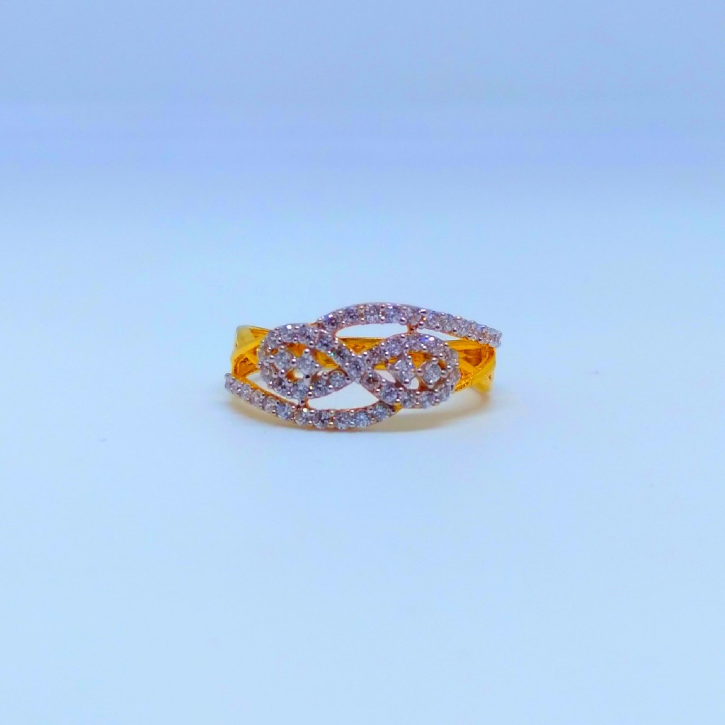 22 KT 916 Hallmark fancy Ladies diamond ring