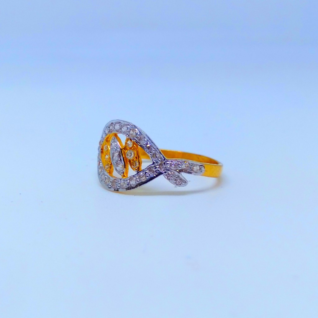 22 KT 916 Hallmark Fancy diamond Ladies Ring - Image 2
