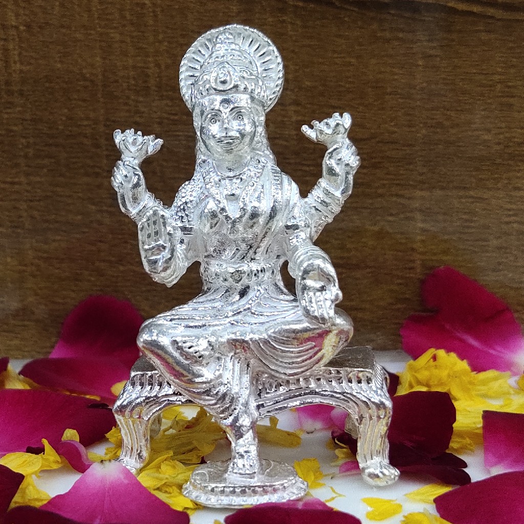 silver Maa Lakshmi Ji murti-solid