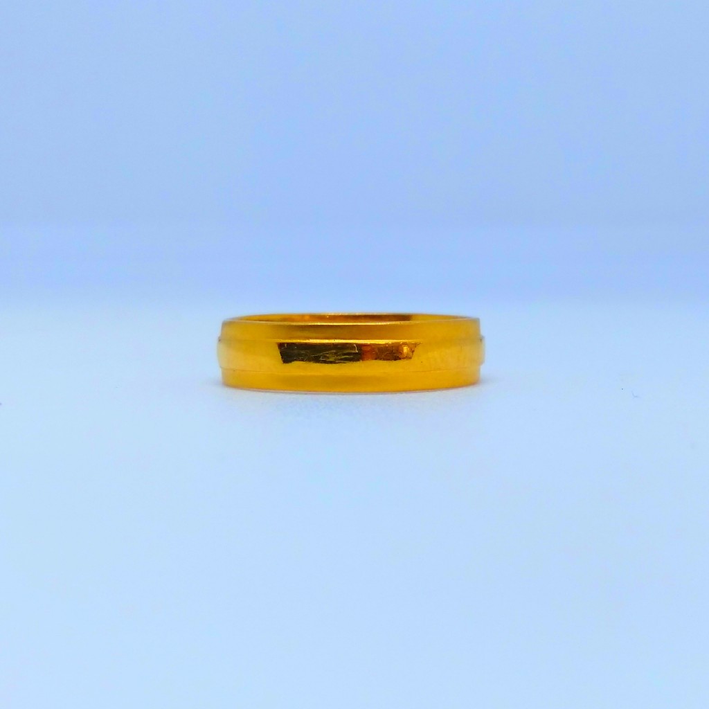 22 kt 916 hallmark classic plain unisex ring - Image 2