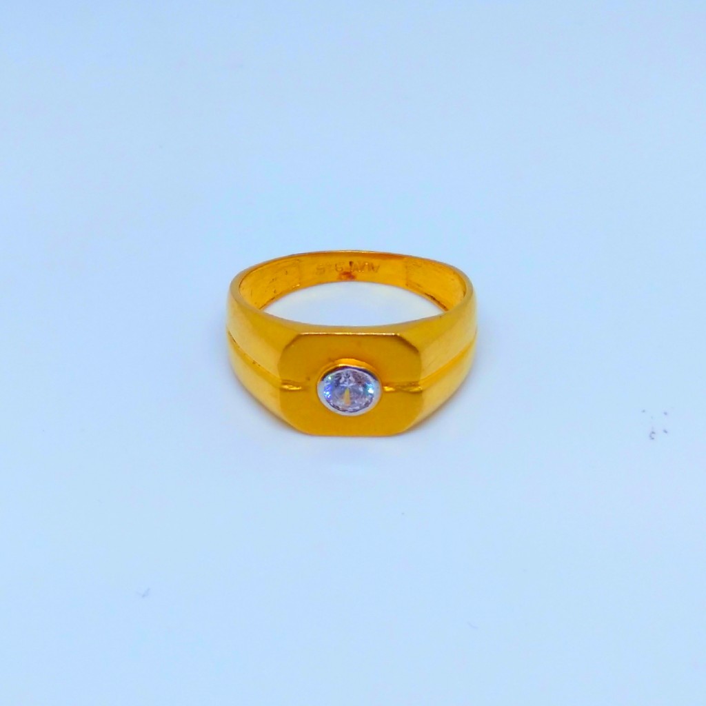 22 KT 916 Hallmark Classic design gents ring - Image 3