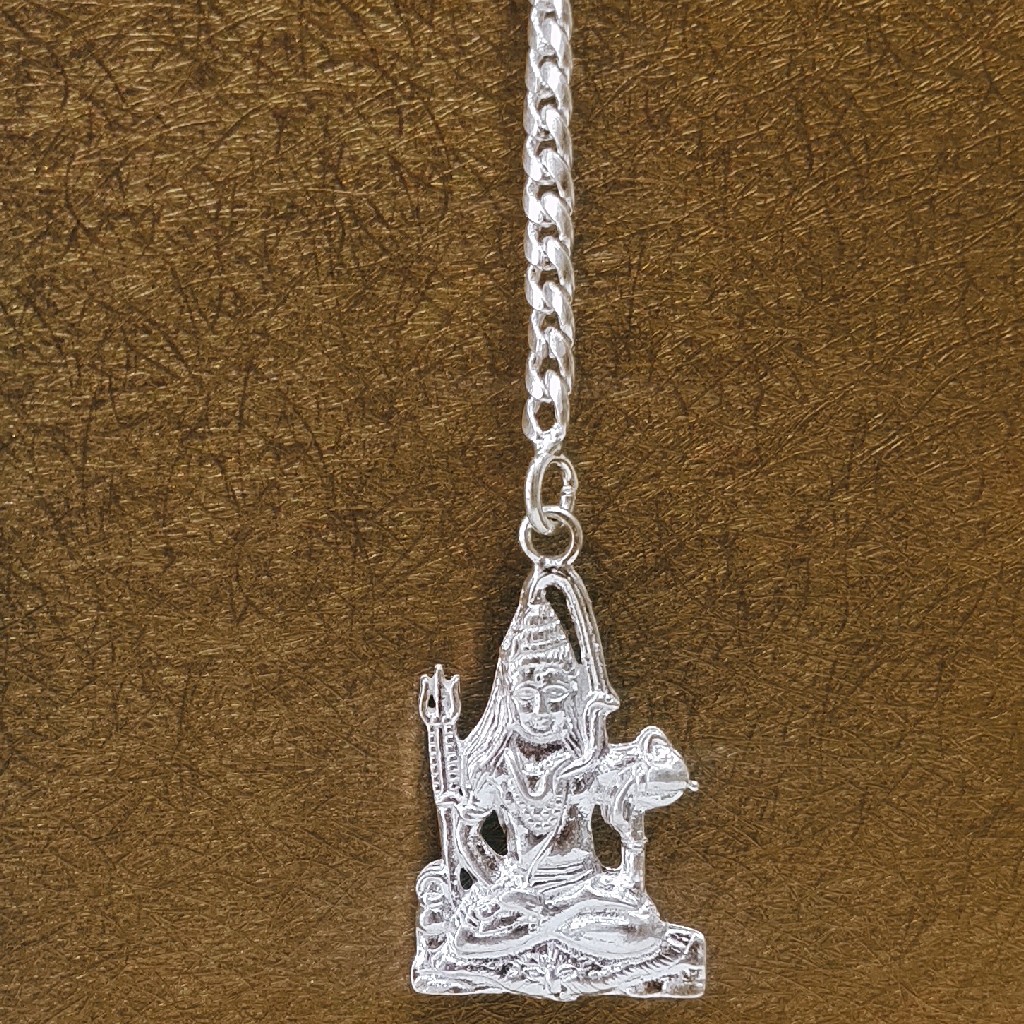 Silver God key chain ( Shiv Ji ) - Image 3