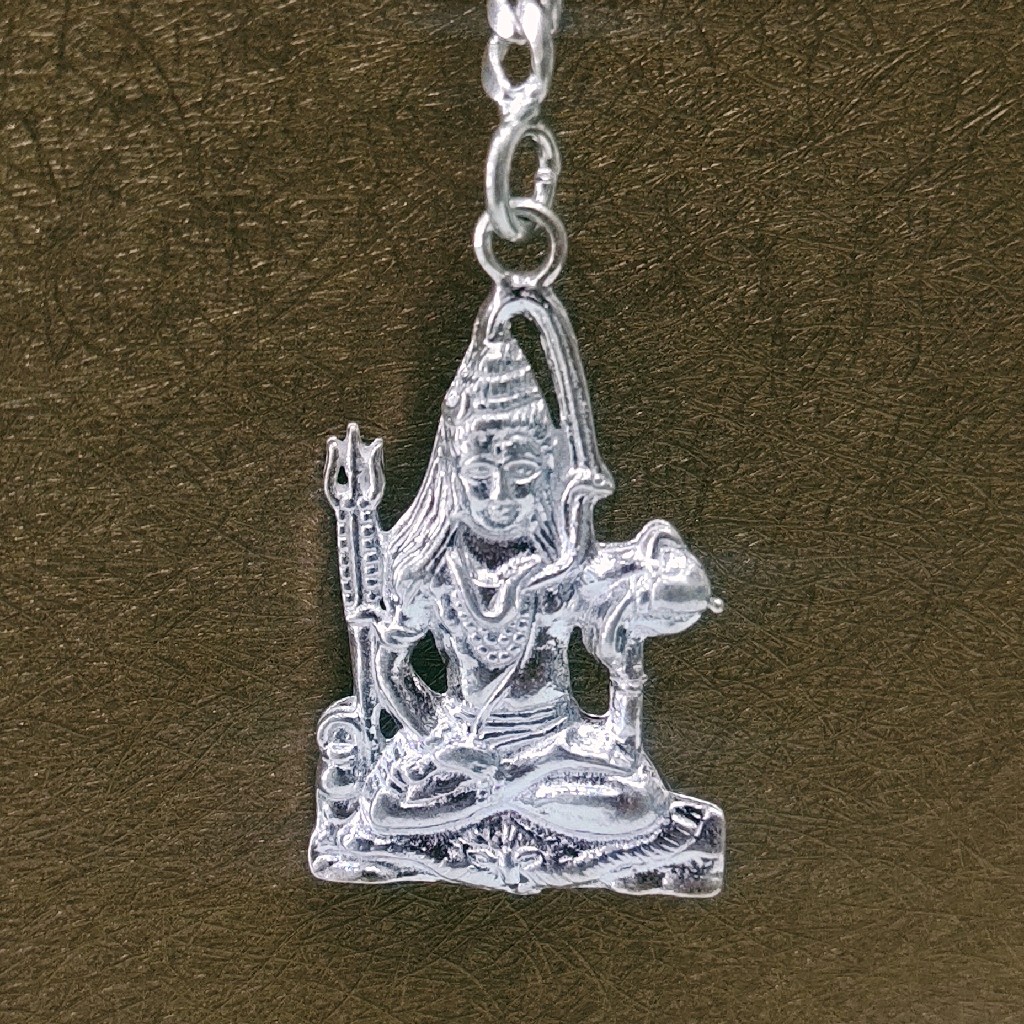Silver God key chain ( Shiv Ji ) - Image 2