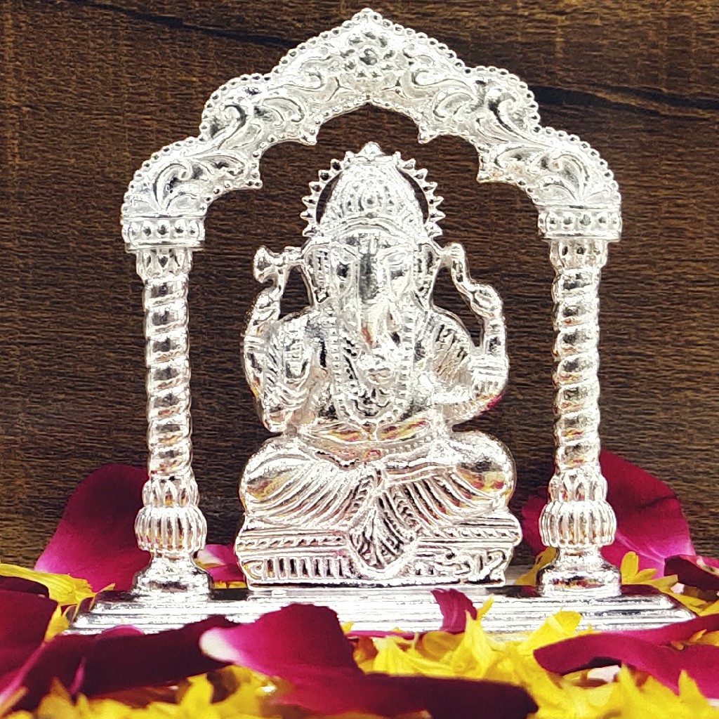 Silver Ganesha Murti (solid)