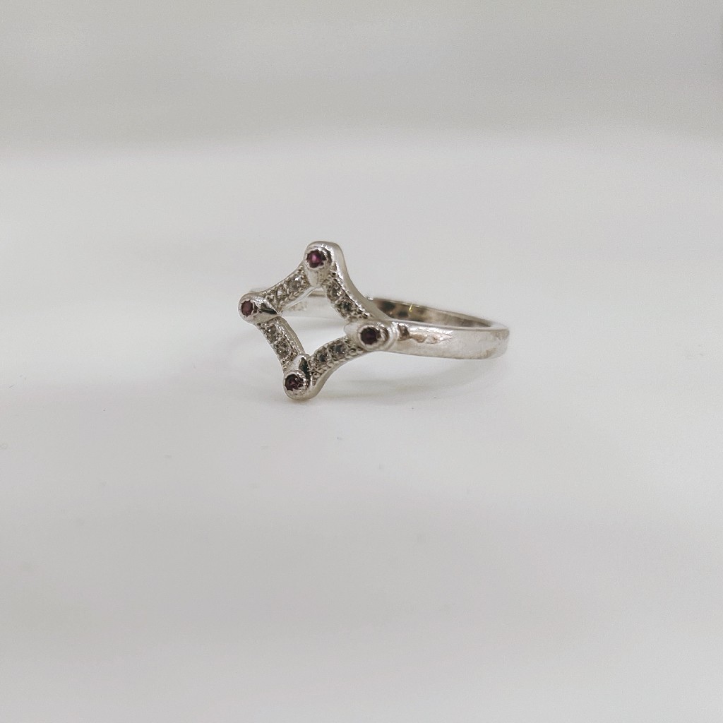 Sterling Silver 925 Fancy Ladies Ring