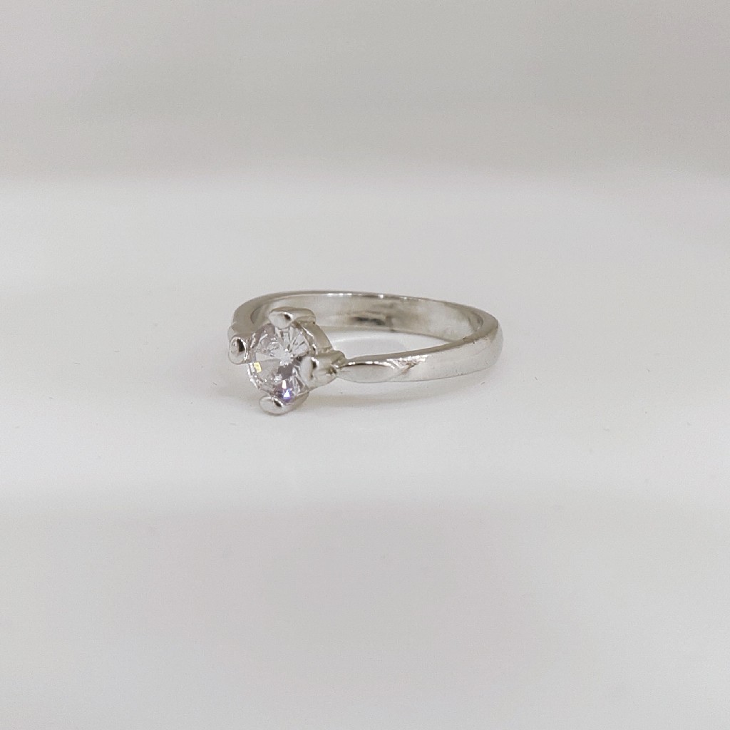 Sterling Silver 925 single diamond Ladies Ring