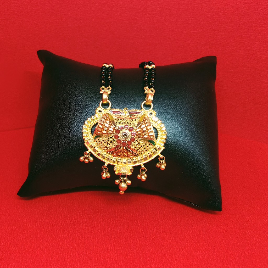 22 KT 916 Hallmark Plain Wedding Mangalsutra - Image 3