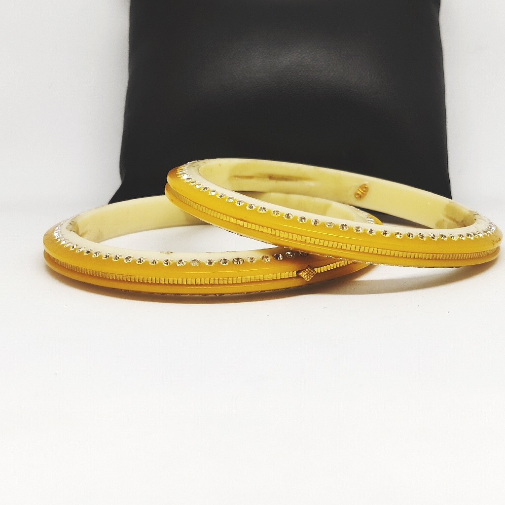 22 kt 916 yellow-off white ras-chudi women - Image 5