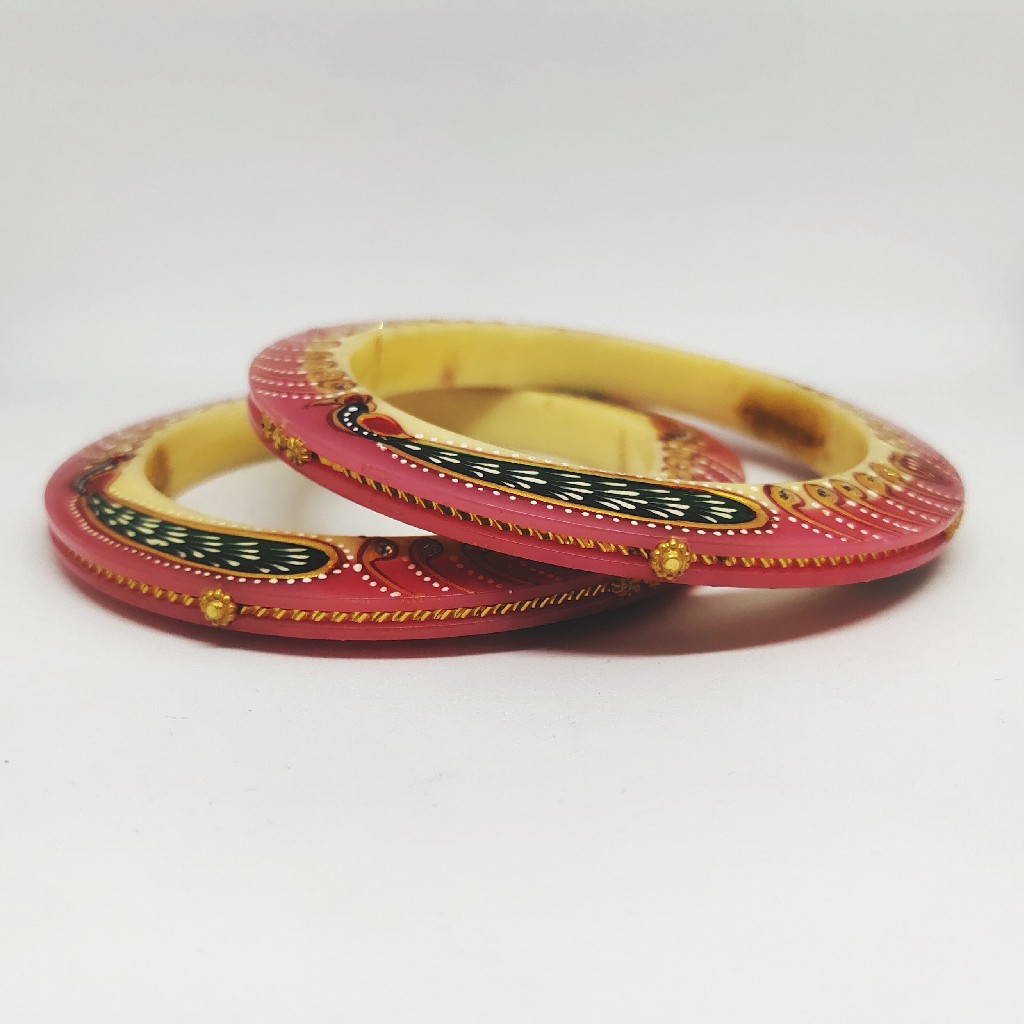 22 kt 916 pink ras-chudi women