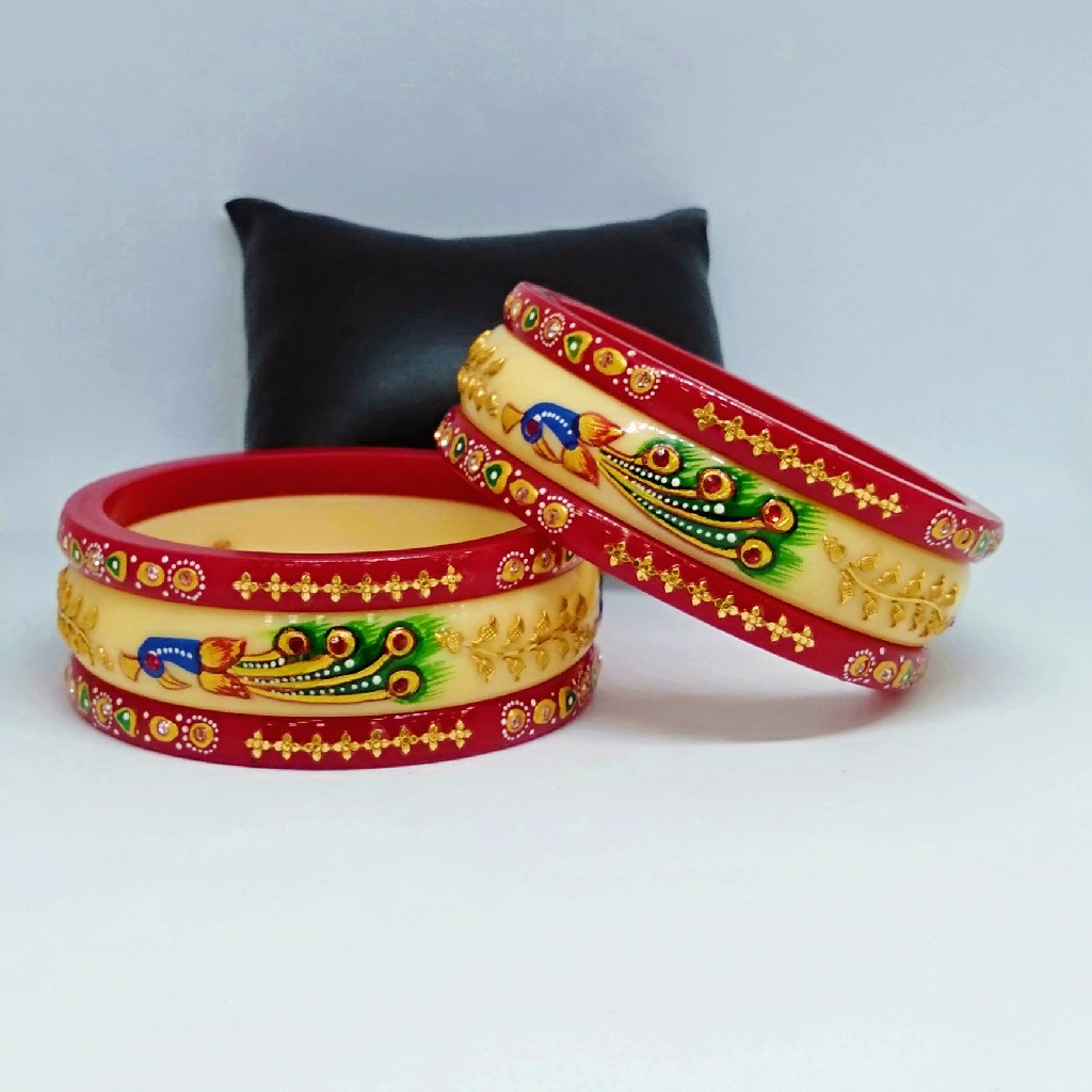 22 kt 916 women red-off white raschud - Image 4