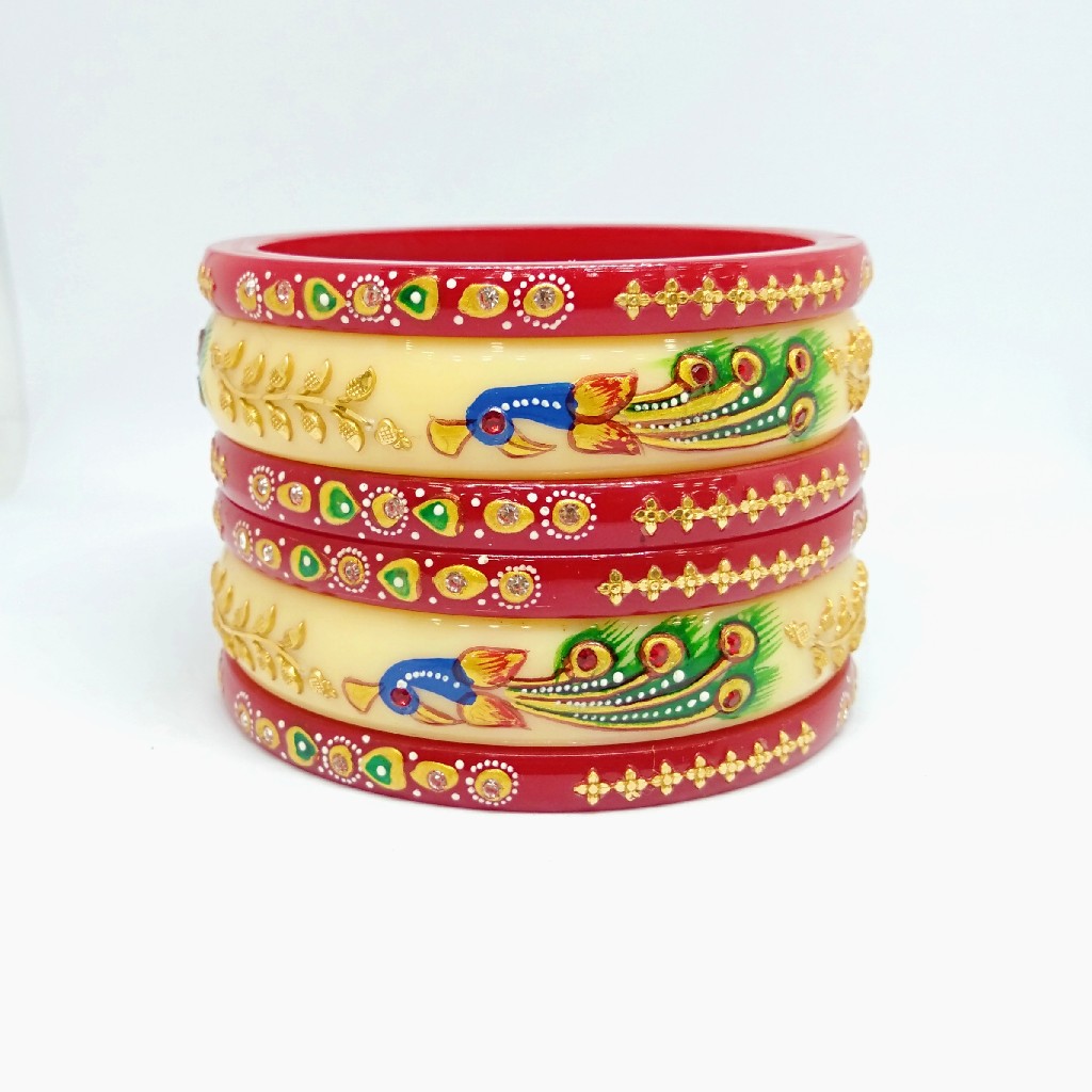 22 kt 916 women red-off white raschud - Image 3