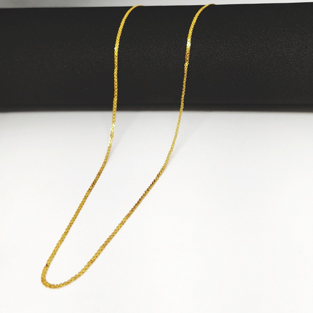 22 kt 916 hallmark unisex plain chain