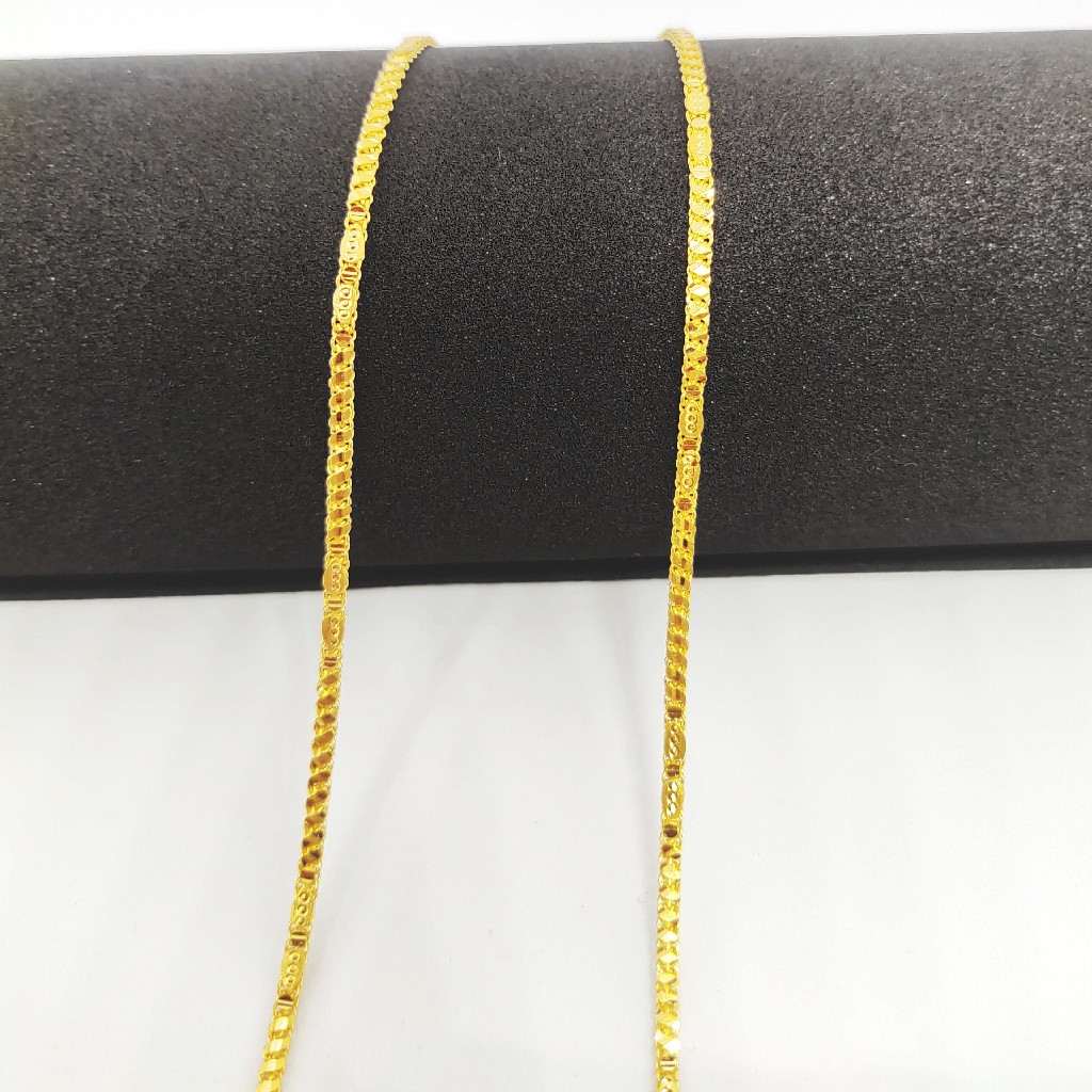 22 KT 916 Hallmark Plain Piece Chain - Image 2