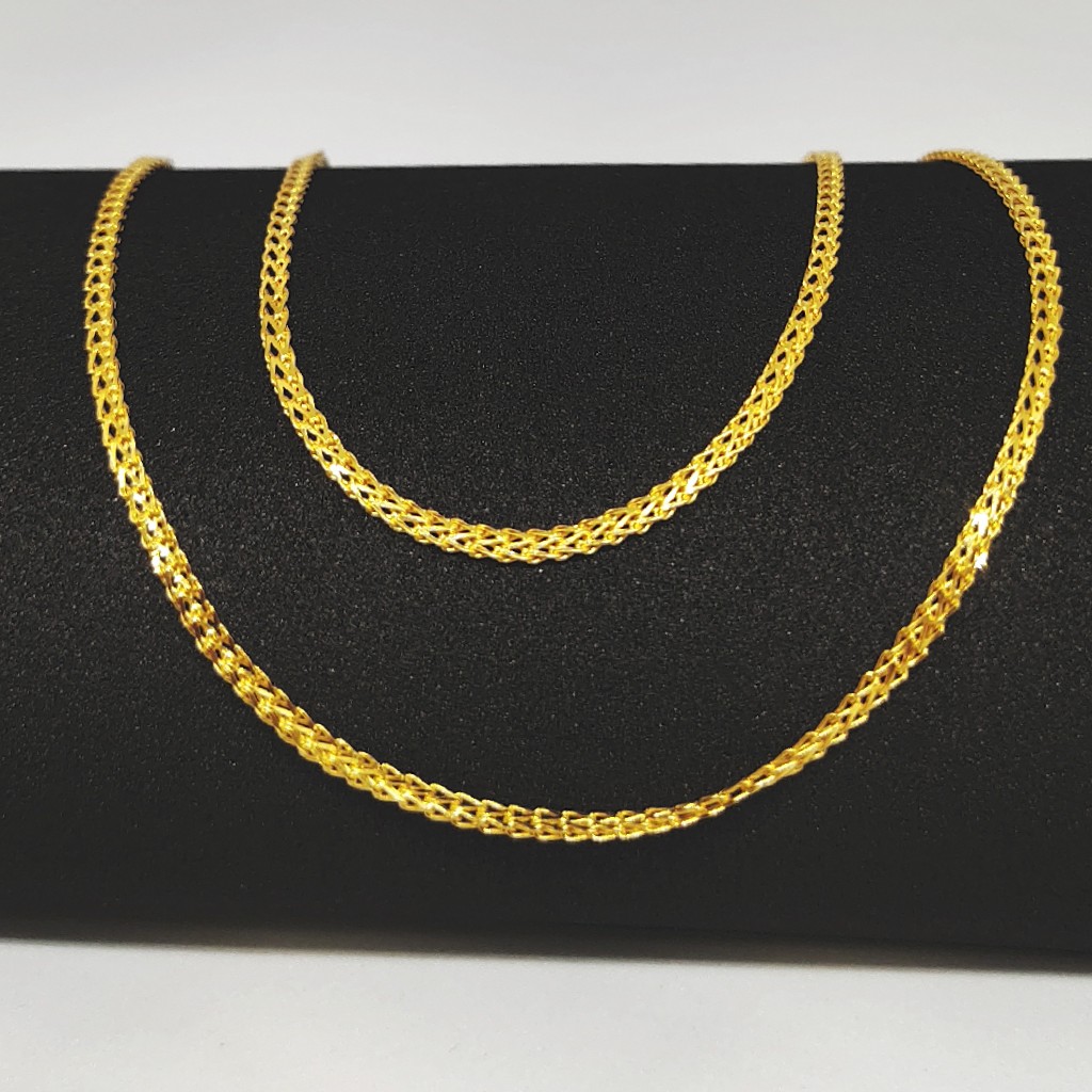 22 KT 916 Hallmark light weight Chain - Image 3