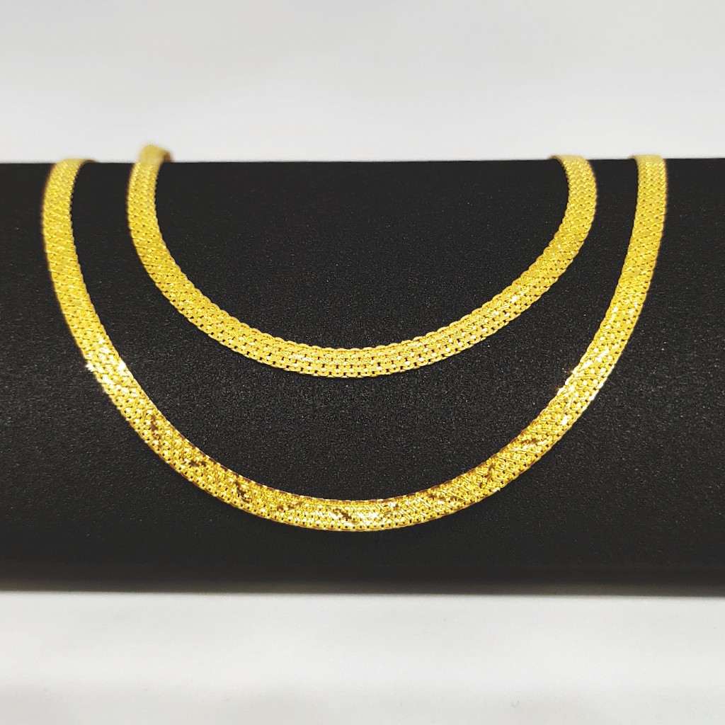 22 KT 916 Hallmark Unisex Plain Chain - Image 3