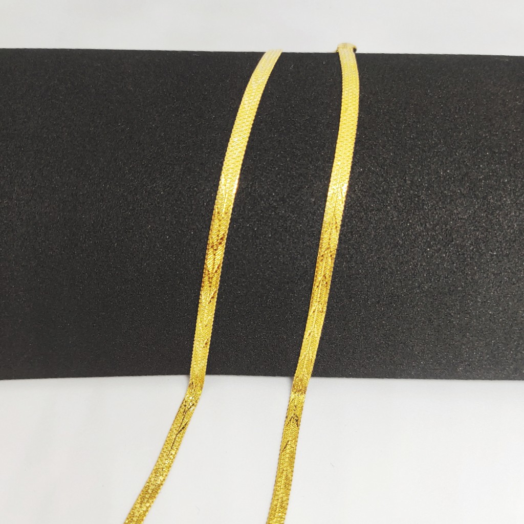 22 KT 916 Hallmark Unisex Plain Chain - Image 2