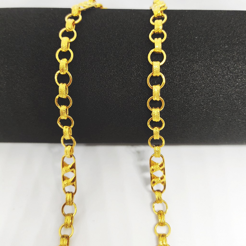 22 KT 916 Hallmark Indo Italian Gents Chain - Image 2