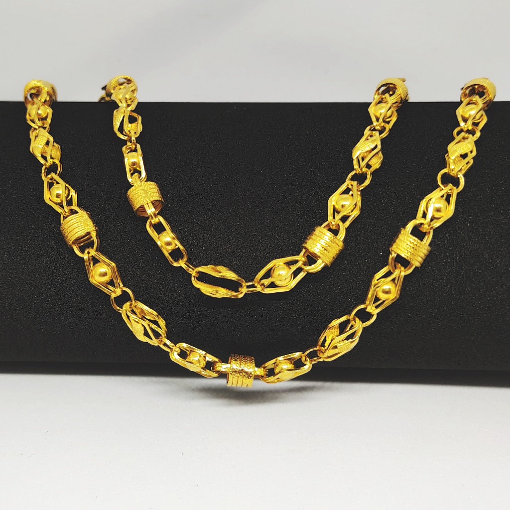 22 KT 916 Hallmark Indo Italian Gents Chain - Image 3